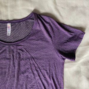 Lularoe Metallic Purple Classic